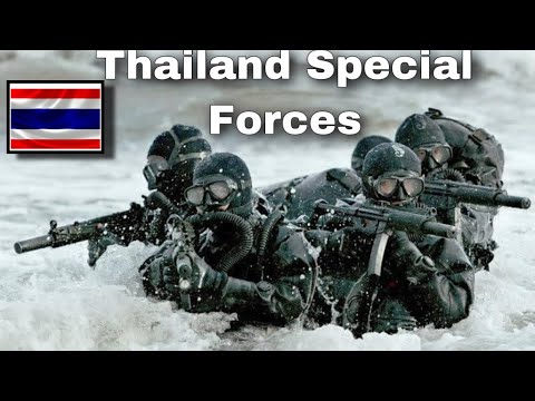 Thailand special forces training at sea