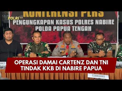 PRESISI UPDATE: OPERASI DAMAI CARTENZ DAN TNI TINDAK KKB DI NABIRE PAPUA 03/03/26 (14.00)