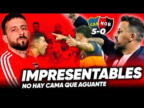 Boca 5-0 Newell's (no bed can hold it)