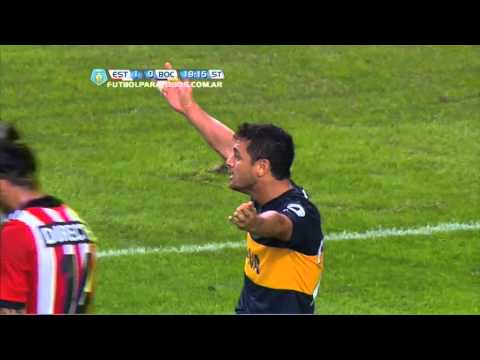 ¿Penal a Acosta?. Estudiantes 1 Boca 0. Torneo Final 2013. Fecha 11. Fútbol Para Todos
