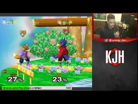Survive Low% Falco Down Air   KJH Tutorial