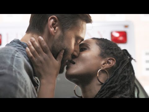 New Amsterdam 4x02 / Kiss Scenes — Max and Helen (Ryan Eggold and Freema Agyeman)