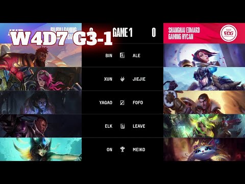 BLG vs EDG - Game 1 | Week 4 Day 7 LPL Spring 2023 | Bilibili Gaming vs Edward Gaming G1