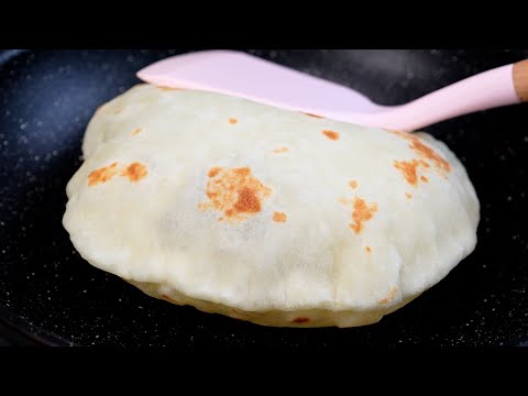 I Stopped Buying Bread After This! 10-Minute Flatbread Recipe. No Yeast, No Oven