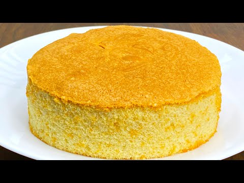 Sponge Cake Recipe | Basic Sponge Cake Recipe | Vanilla Sponge Cake
