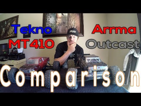 Tekno MT410 & Arrma Outcast 6s Comparison