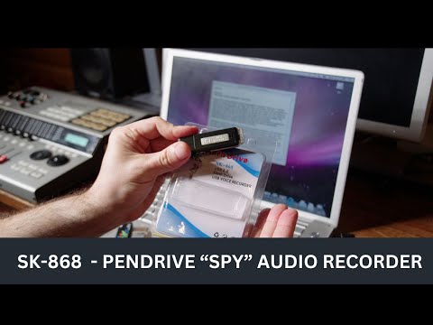 SK-868 USB Flash Drive Voice Recorder: Hidden Spy Recorder Audio Test!