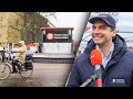 FvD-lijsttrekker Thierry Baudet bezoekt Enschede met een enorme 'Transformer'