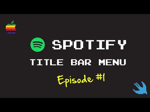 1 – Spotify Title Menu Bar in Swift | The Agile Warrior