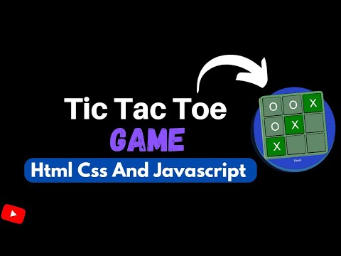 How To Make Tic Tac Toe Game || Html Css And Javascript || #3