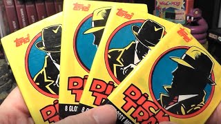 Opening 4 Packs Of 1990 Dick Tracy Trading Cards