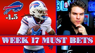 NFL Week 17 Spreads You NEED to BET!! | NFL Best Bets 2025