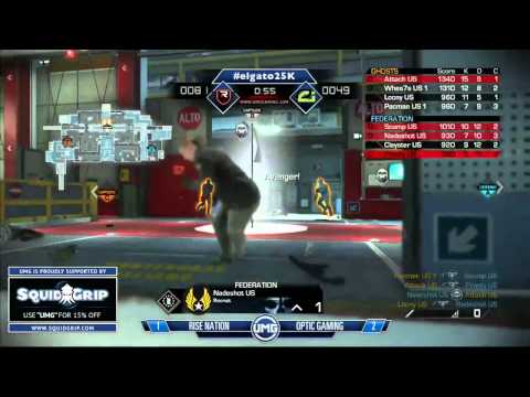 Optic Gaming vs Rise Nation Game 4 UMG Nashville 2014 Losers Bracket