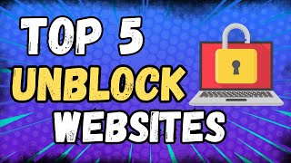 Top 5 Unblock Websites For School Chroomebook || Unblock Everything 2024
