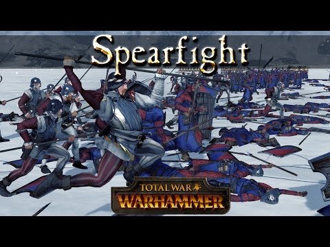 Brettonian Spearmen At Arms vs Empire Free Spears - Total War Warhammer Mechanics