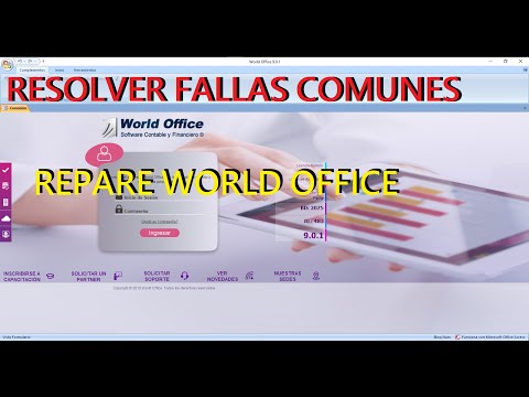 , title : 'World Office Reparar Problemas  Comunes, Fallas, Bases de datos'