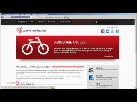 The new collaboration modules on DotNetNuke 6.2: The Journal Module - part 1/2 - Video #315