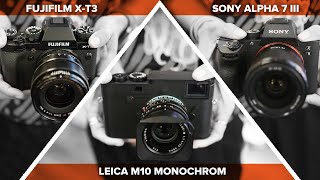 Video thumbnail for Black & White Test - Leica M10 Monochrom vs. Fujifilm vs. Sony by digiDirect