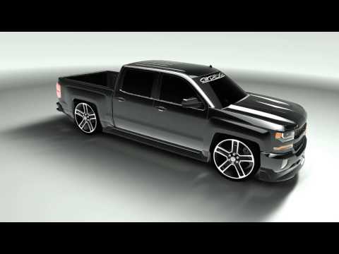 2017 Chevy Silverado with AirDesign USA Street Series kit