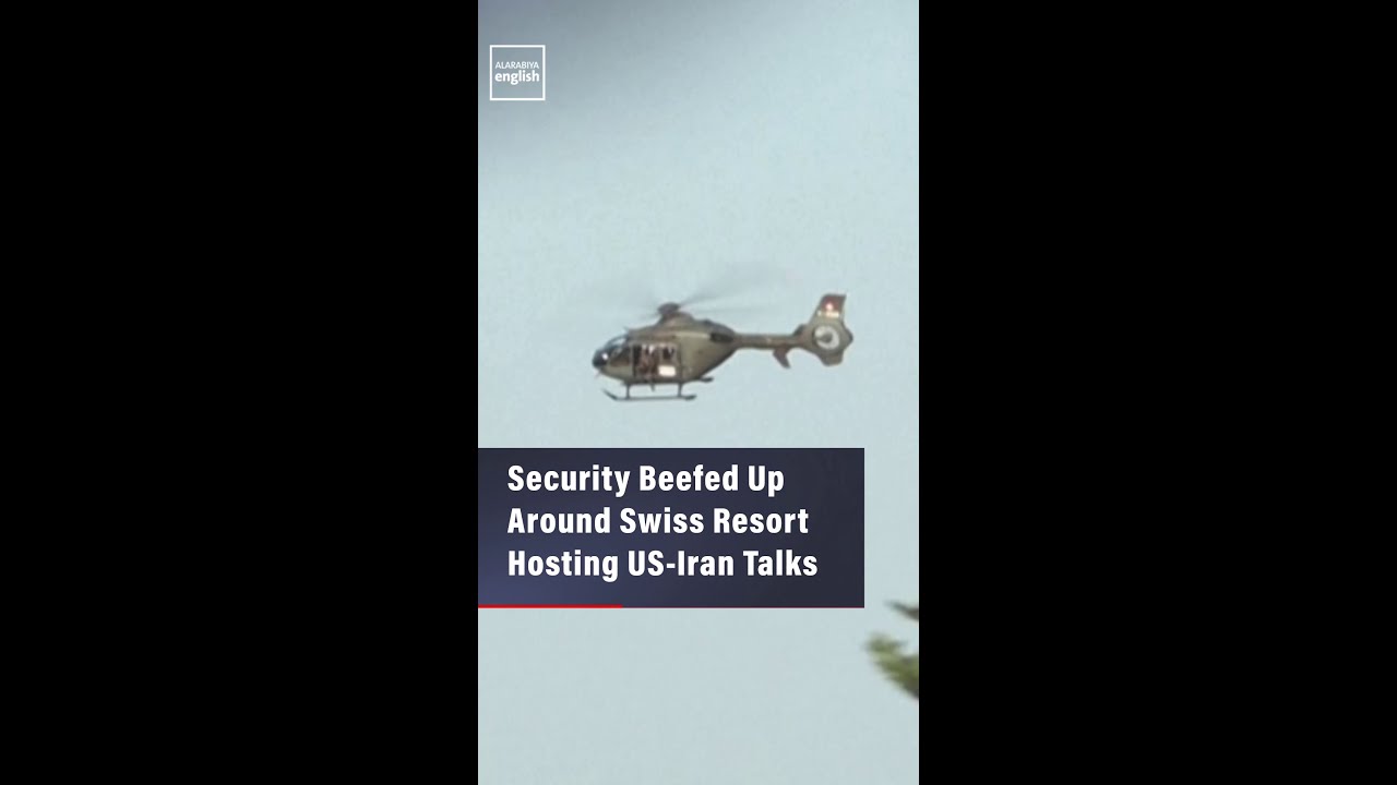 Video | Security Beefed Up Around Swiss Resort Hosting US-Iran Talks