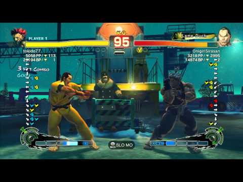 Tokido (Akuma) vs OnigiriSirasan (Dan) - SSF4 Arcade Edition Xbox Live Ranked Match