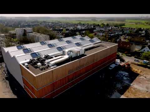 Monheim am Rheins neue XXL-Sporthalle – Europas grösste Schulsporthalle by NÜSSLI