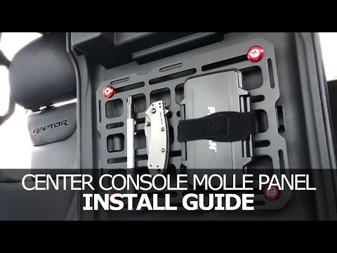 BuiltRight Industries Tech Plate - Center Console Install