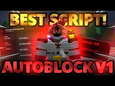 AUTOBLOCK V1 | STRONGEST BATTLEGROUNDS GUI SCRIPT! 🔥 SHOWCASE