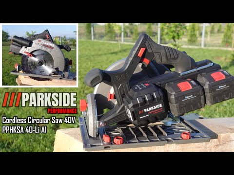 PARKSIDE PERFORMANCE® Cordless Circular Saw 40V / PPHKSA 40-Li A1