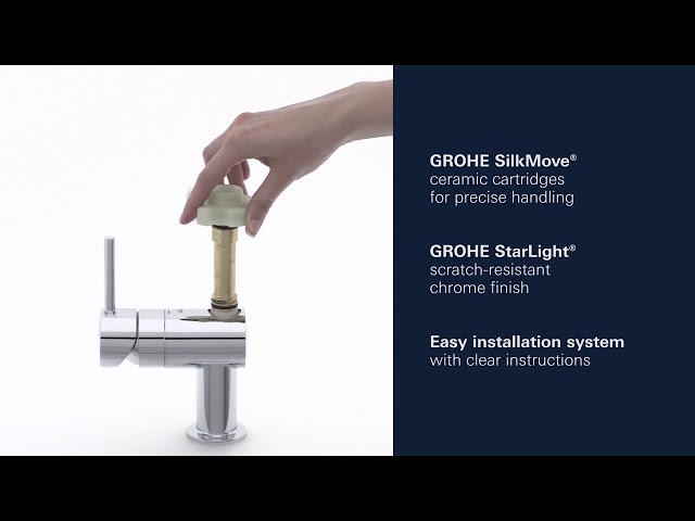 خلاط مجلى جروهي مينتا (Minta) كروم بمصب سحب (Pull-...