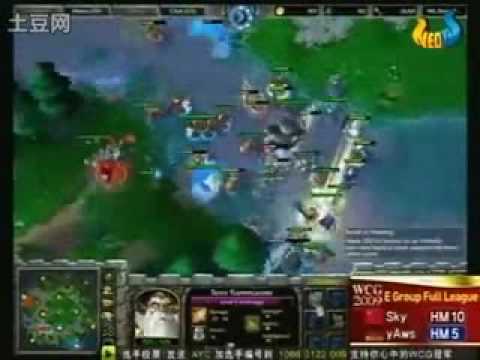 Warcraft Sky yAwS WCG 2009 Grand Final part 3/3