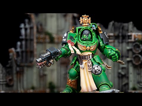 Painting 'Eavy Metal style Salamanders Space Marines