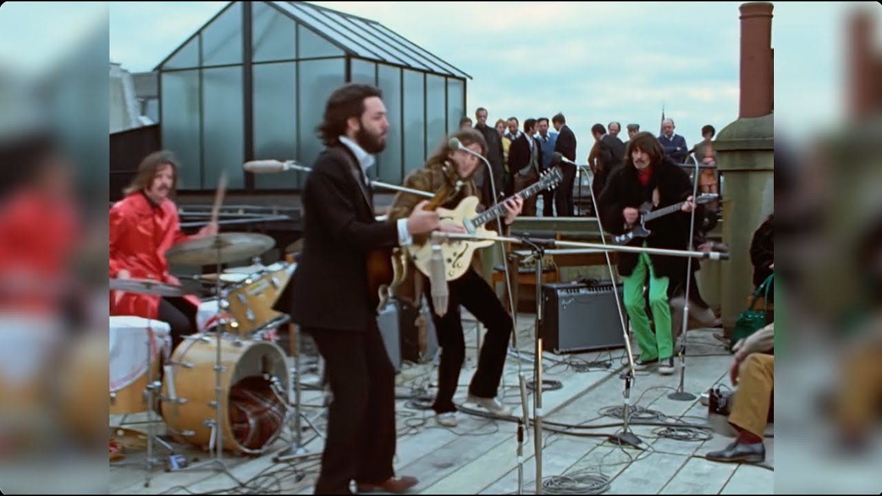 The Beatles - Get Back (Rooftop Concert 1969) HD - YouTube
