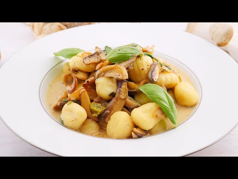 Gnocchi mit gemischten Pilzen