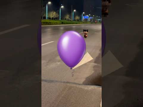 BJEŽI AKO VIDIŠ OVAJ BALON NA CESTI! ⁉️😱 #shorts