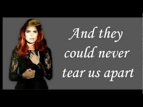 download lagu mp3 mp4 Paloma Faith Never Tear Us Apart Lyrics, download lagu Paloma Faith Never Tear Us Apart Lyrics gratis, unduh video klip Paloma Faith Never Tear Us Apart Lyrics