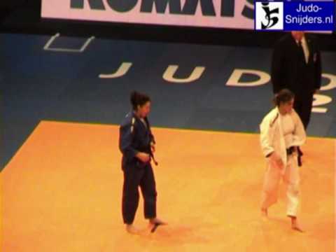 Judo 2009 Rotterdam: Verkerk (NED) - Eiglova (CZE) [-78kg].