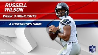 Russell Wilson&#39;s Amazing 4 TD Game vs. Tennessee | Seahawks vs. Titans | Wk 3 Player Highlights