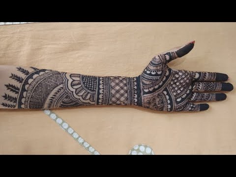  bridal mehndi design for full hand by monika