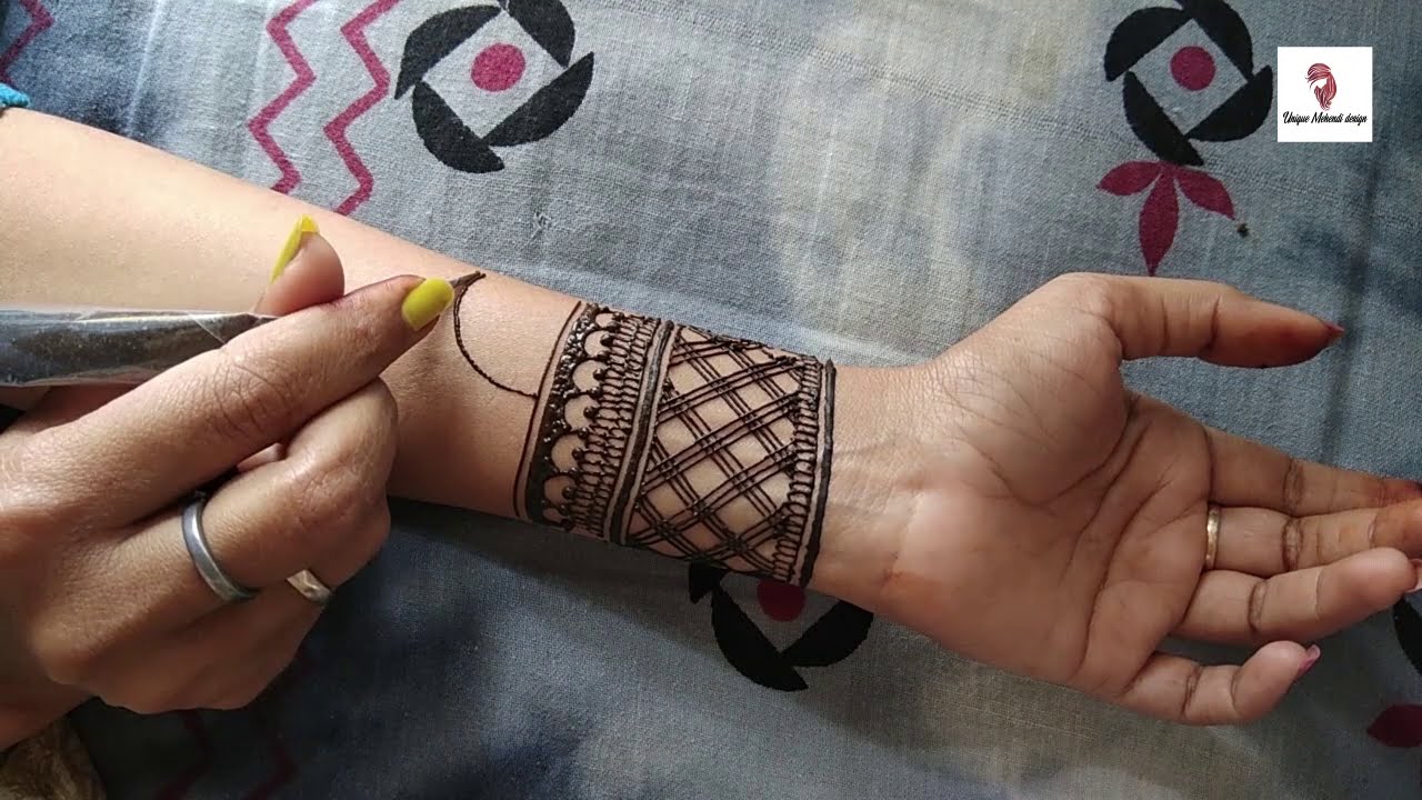  bridal mehndi design for full hand by monika