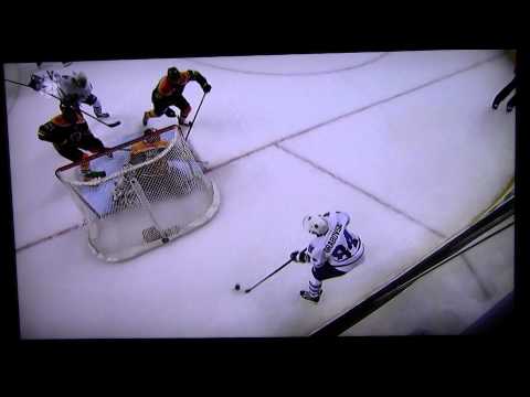 Grabovski Fancy Shot (Flip Pass) From Behind The Net Leafs Vs Boston Playoffs May 10 2013