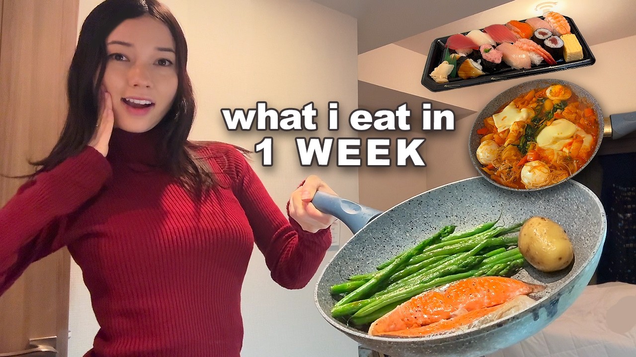 What I Actually Eat After Work in Japan 🇯🇵 | 1 Week of Meals Living Alone