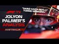 Carlos Sainz's Chaotic Weekend | Jolyon Palmer's F1 TV Analysis | 2022 Australian Grand Prix