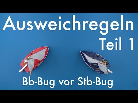 Ausweichregeln Teil 1 - Bb-Bug vor Stb-Bug | Segelkurs #16