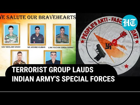 J&amp;K: Terror group PAFF praises five Indian soldiers killed in Rajouri fight | Op Trinetra | Hindustan Times