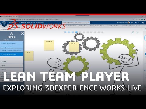 Connect with Lean Team Player | Exploring 3DEXPERIENCE WORKS Live