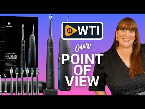2-1 Oral Clean Kit- Water Dental flosser & Electric Toothbrush Combo- Brushing & Flossing- for Teeth Cleaning and Gum Health - WTI product video review