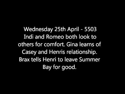 Home and Away : Spoilers 5501-5505
