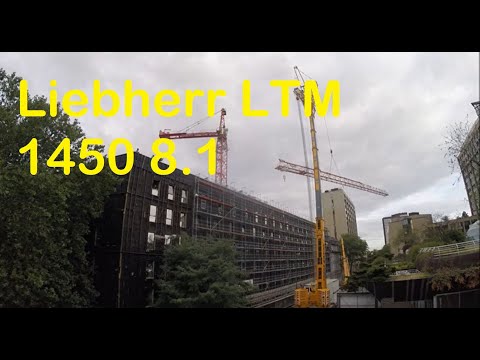 Crane Liebherr LTM 1450 8.1 and Wollf 6071 XXL