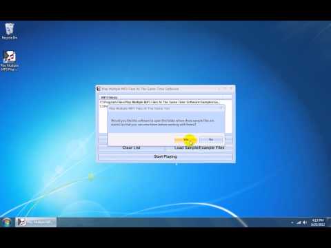 Play Multiple MP3 Files At The Same Time Software